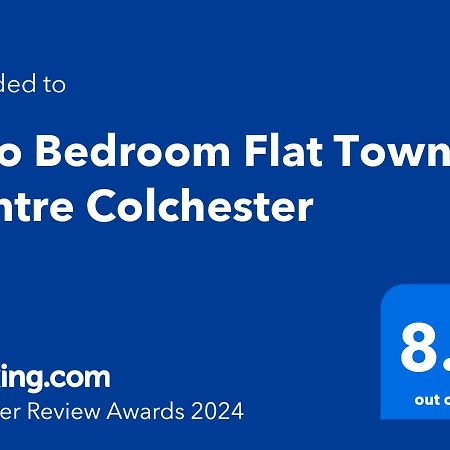 Two Bedroom Flat Town Centre 科尔切斯特 外观 照片